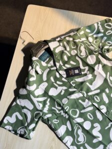 Cuban Collar Drop Shoulder Shirt