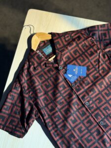 Cuban Collar Drop Shoulder Shirt