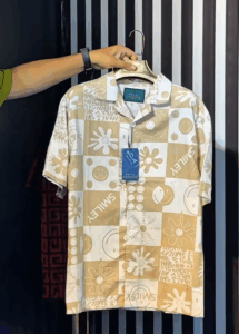 Cuban Collar Drop Shoulder Shirt - Image 2