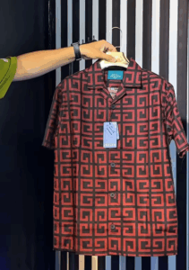 Cuban Collar Drop Shoulder Shirt - Image 2