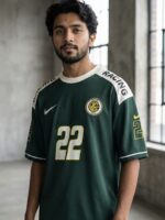 Green- Drop Shoulder T-Shirt