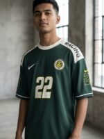 Green- Drop Shoulder T-Shirt - Image 3