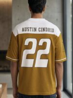 Cream- Drop Shoulder T-Shirt - Image 2