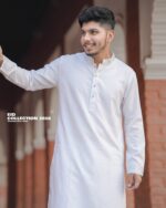 SEQUENCE - Premium White Panjabi